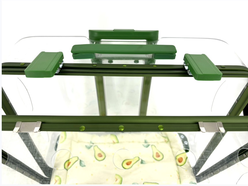 summus finis pellucidum PC informibus pet carrier trahit velit peregrinatione causa