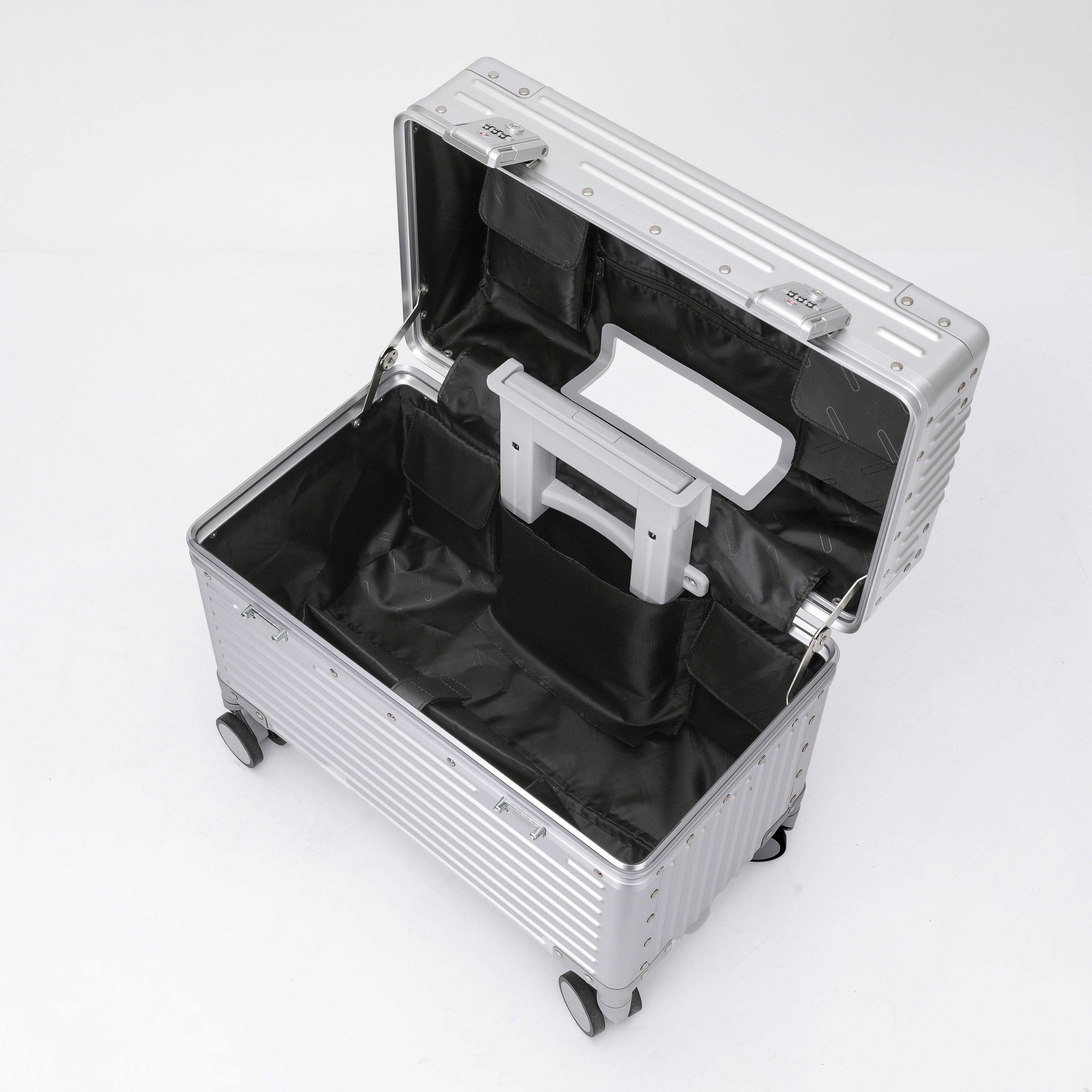 Fashion Matel Magnesium et aluminium trahit iter sarcinas vidulus multi functionis intra sinum